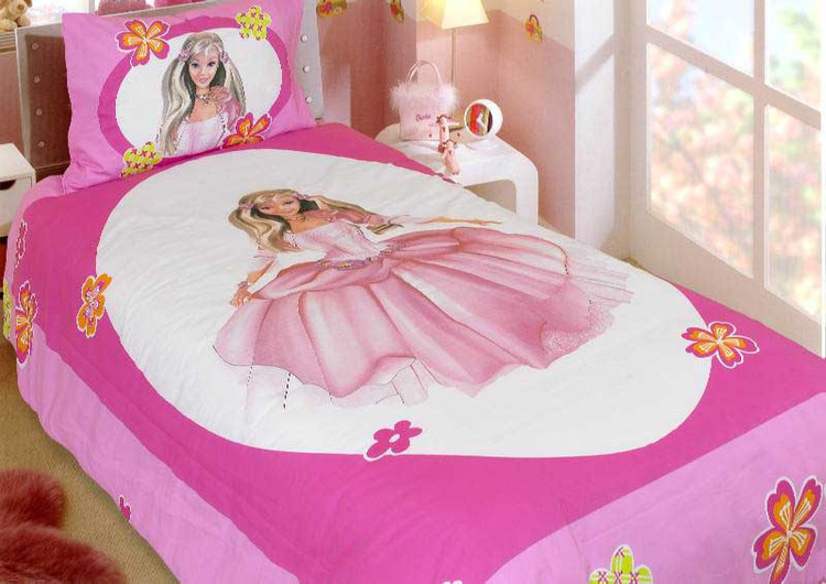 لحاف یکنفره 90 تمام پنبه ملرز پرکا(باربی بیوتی)