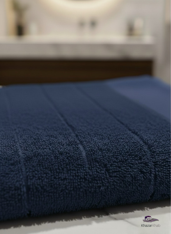 حوله استخری دورو نخ نارین ساپ | سایز نیمحمام (حمامی کوچک) - خزرخواب