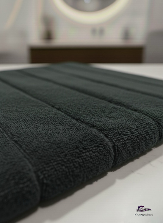 حوله استخری دورو نخ نارین ساپ | سایز نیمحمام (حمامی کوچک) - خزرخواب