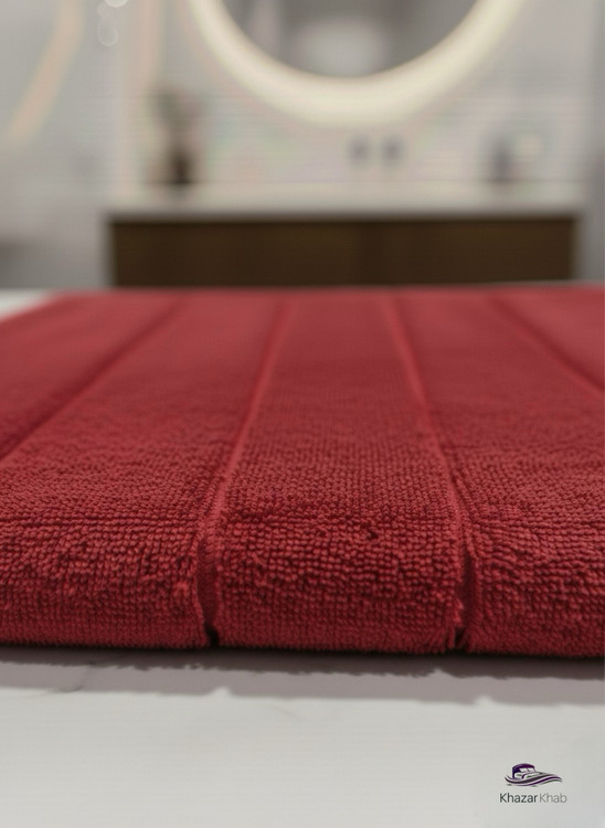 حوله استخری دورو نخ نارین ساپ | سایز نیمحمام (حمامی کوچک) - خزرخواب