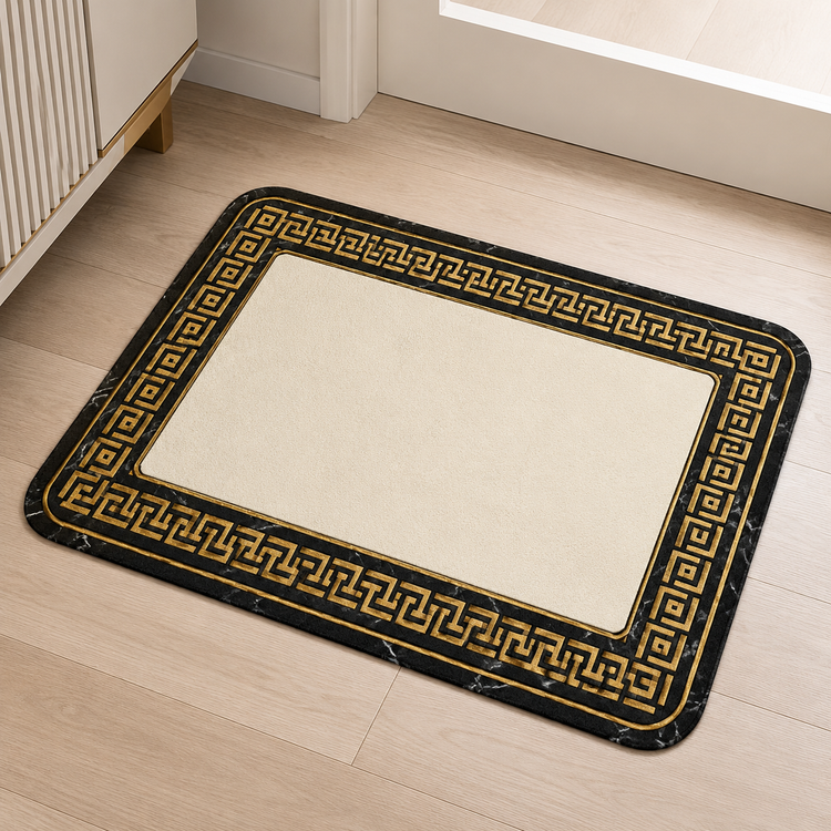 پادری آبگیر طرح ورساج|خزرخواب پادری سهبعدی تاپ مت (Top Mat) رنگ زرشکی رابیرد - آبگیر و مموری فوم خزرخواب.